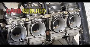 Suzuki bandit 250-400-600-1200cc Carburetor rebuild