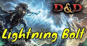 Lightning Bolt D&D 5E Spell