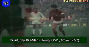 Gianni Rivera - 128 goals in Serie A (part 2/2): 82-128 (Milan 1970-1979)