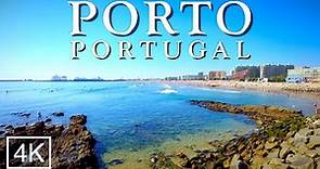 Praia de Matosinhos Portugal, Matosinhos Beach, Matosinhos Porto Portugal 4K 🇵🇹