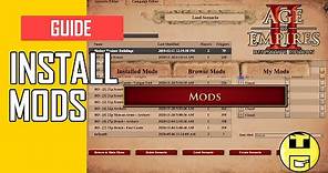 UPDATE - How to install mods and Load them - Age of Empires 2 Definitive Edition Beginners Guide