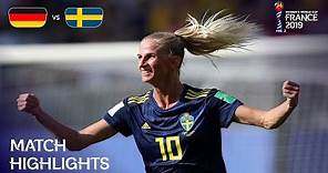 Germany v Sweden | FIFA Women’s World Cup France 2019 | Match Highlights