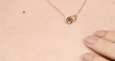 Love Knot Pendant necklaces for Women Gold Fashion Jewelry