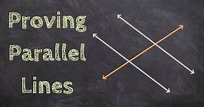 Proving Parallel Lines with Angle Relationships