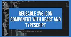 Reusable SVG Icon Component with React and Typescript