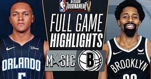 MAGIC at NETS | NBA IN-SEASON TOURNAMENT 🏆 | FULL GAME HIGHLIGHTS | November 14, 2023