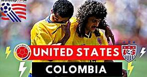 United States vs Colombia 2-1 All Goals & Highlights ( 1994 World Cup )