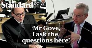 Covid Inquiry: Chair forced to intervene as Michael Gove sparks fiery response from counsel