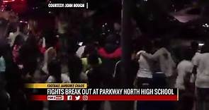 Fights Break Out At Parkway North High School