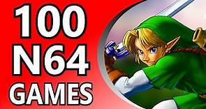 Top 100 N64 Games (Alphabetical Order)