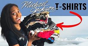 TRYING ON EVERY MJ SHIRT IN MY CLOSET!!! | Michael Jackson T-Shirt Collection 2020