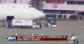 First case of coronavirus confirmed in San Diego