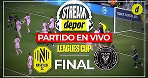 Inter Miami 1 vs 1 Nashville Final Leagues Cup con Lionel Messi GOLES PENALES RESUMEN REACCIÓN