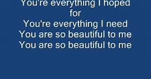 Joe Cocker - You Are so Beautiful (lyrics)
