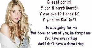 Shakira - Loca Spanish Version ft El Cata Lyrics English and Spanish - Translation & Meaning