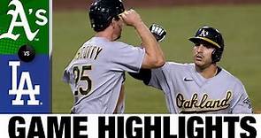 Ramón Laureano hits go-ahead homer in 9th in A's win | A's-Dodgers Game Highlights 9/23/20