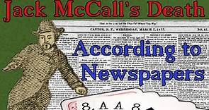 Jack McCall's Death According to Newspapers