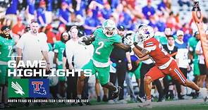 Game Highlights: North Texas 40 Louisiana Tech 37 Football (September 16, 2023)