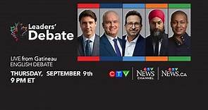 Election 2021: Canada's federal leaders face off in English-language debate | Watch LIVE