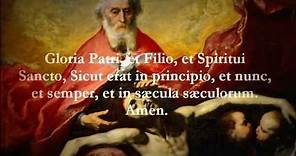 Catholic Prayers - Glory be to the Father, Latin
