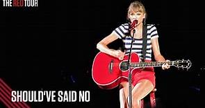 Taylor Swift - Should've Said No (Live on the Red Tour)