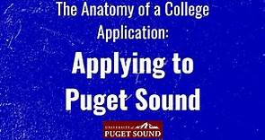 Applying to the University of Puget Sound