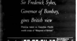 Statement by Sir Frederick Sykes