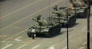 Video completo: hombre frente a tanque en Pekín, China, 1989
