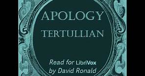 Apology by TERTULLIAN read by David Ronald | Full Audio Book