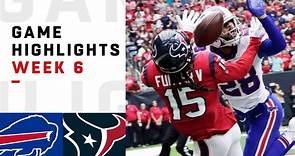 Bills vs. Texans Week 6 Highlights | NFL 2018