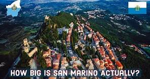 San Marino 101 - How Big Is San Marino Actually?