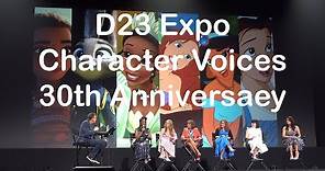 D23 Expo Disney Character Voices 30th Anniversary (Full Show)
