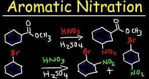 Nitration of MethylBenzoate and Nitration of Bromobenzene