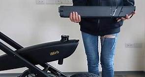 iMiro SIVRAC 摺疊電動輔助自行車 - 抽拔電池