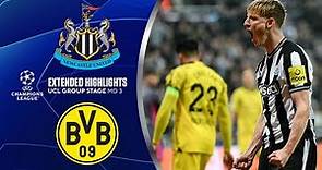 Newcastle vs. Borussia Dortmund: Extended Highlights | UCL Group Stage MD 3 | CBS Sports Golazo