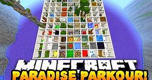 Minecraft PARADISE PARKOUR! (Over 100 Stages & Hour Long Parkour Map!) w/PrestonPlayz & MrWoofless