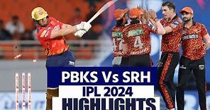 PBKS vs SRH IPL 2024 Highlights: Punjab Vs Hyderabad Highlights | PBKS vs SRH Full Match Highlights