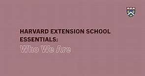 Who We Are | Harvard Extension School Essentials