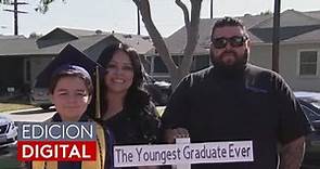 Con solo 13 años, un niño se gradúa de Fullerton College en California