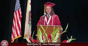 Saint Mary's College High School Valedictory Address by Mark Mazin, Class of 2023
