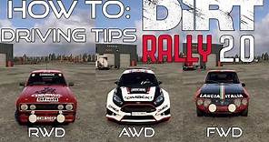 How To: Dirt Rally 2.0 Driving Tips/Techniques