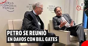 Gustavo Petro habló sobre IA con Bill Gates en Suiza | El Espectador