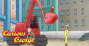 The Big Red Bulldozer 🐵 Curious George 🐵 Kids Cartoon 🐵 Kids Movies