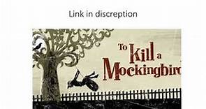 to kill a mockingbird free pdf book