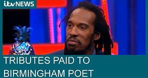 Poet and writer Benjamin Zephaniah dies at 65 after brain tumour diagnosis | ITV News