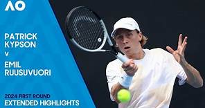 Patrick Kypson v Emil Ruusuvuori Extended Highlights | Australian Open 2024 First Round