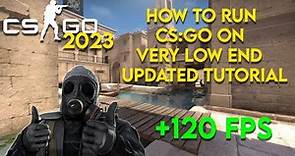 [2023 UPDATE] How To Run CS:GO on 2GB RAM (LOWEST GRAPHICS POSSIBLE)