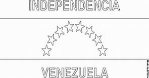La independencia venezolana para colorear, pintar e imprimir