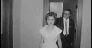 July 1964 - Marina Oswald appears before a Warren Commission representative in Dallas, Texas