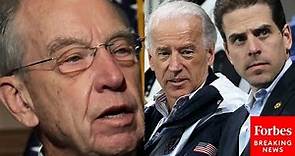 'Ask Yourself This...': Chuck Grassley Takes Aim At Hunter Biden, Family Business | 2023 Rewind